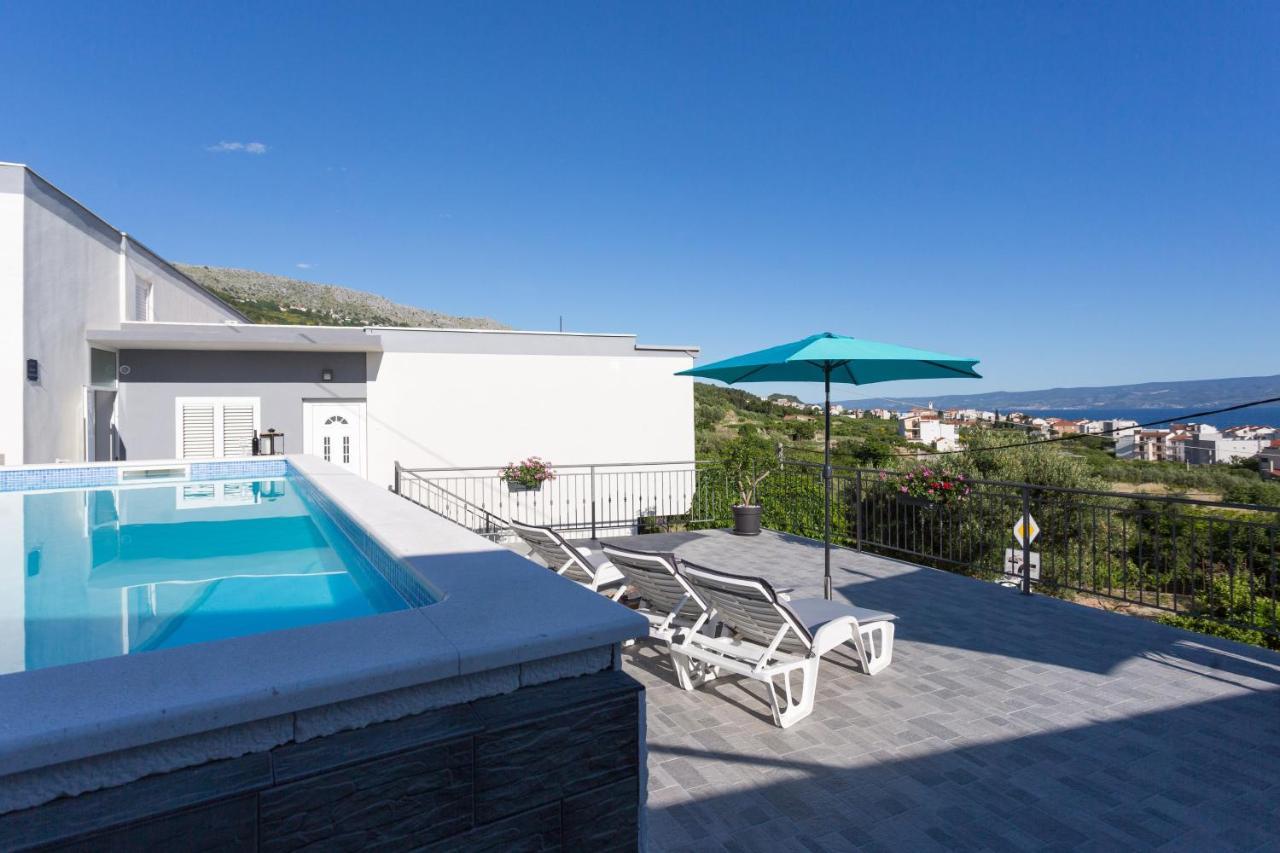 Apartments Lidija - Sea View Apartment With Exclusive Right Of Using Hot Tub Or Split Level Apartment With Exclusive Right Of Using Pool Podstrana Extérieur photo
